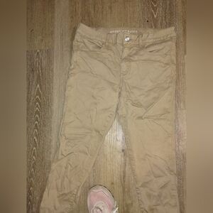 American Eagle Outfitters Tan Boot Cut Pants